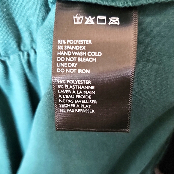 Urban Outfitters New Womens Tiered Mini Dress Small Jersey Green V-neck New Soft - Picture 8 of 9